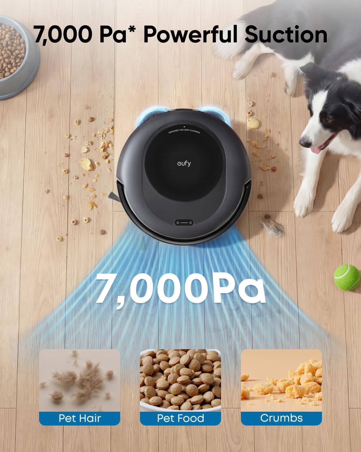 eufy Omni C20 Robot Vacuum & Mop with Auto Washing, Drying & Self-Emptying Station - 7,000 Pa Suction