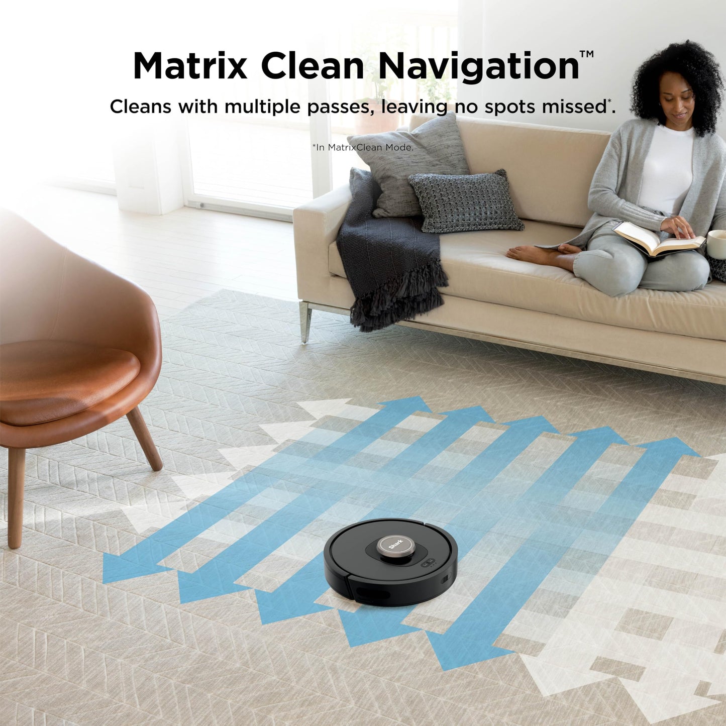 Shark AV2501AE AI Robot Vacuum with XL HEPA Self-Empty Base, LiDAR Navigation & Matrix Clean