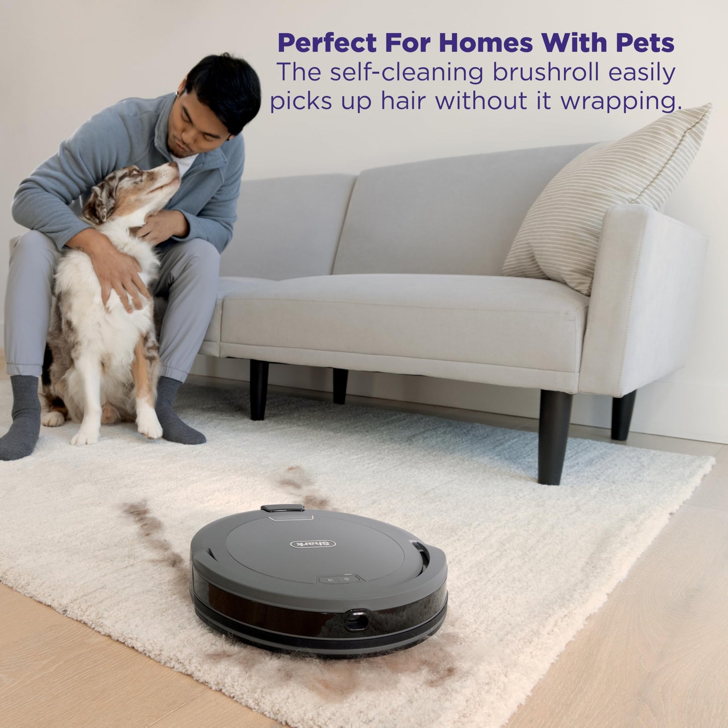 Shark Navigator Robot Vacuum with Bagless Self-Empty Base & LiDAR Navigation RV2120AE
