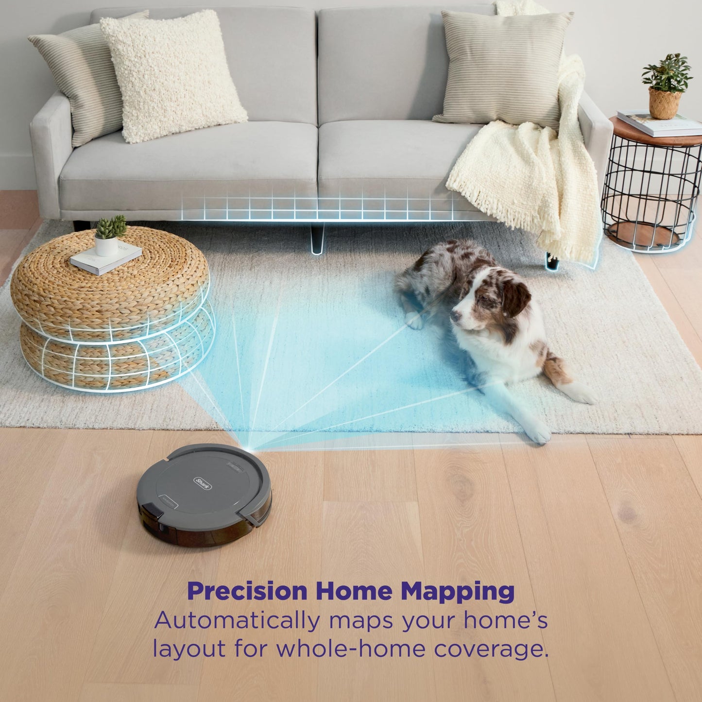 Shark Navigator Robot Vacuum with Bagless Self-Empty Base & LiDAR Navigation RV2120AE