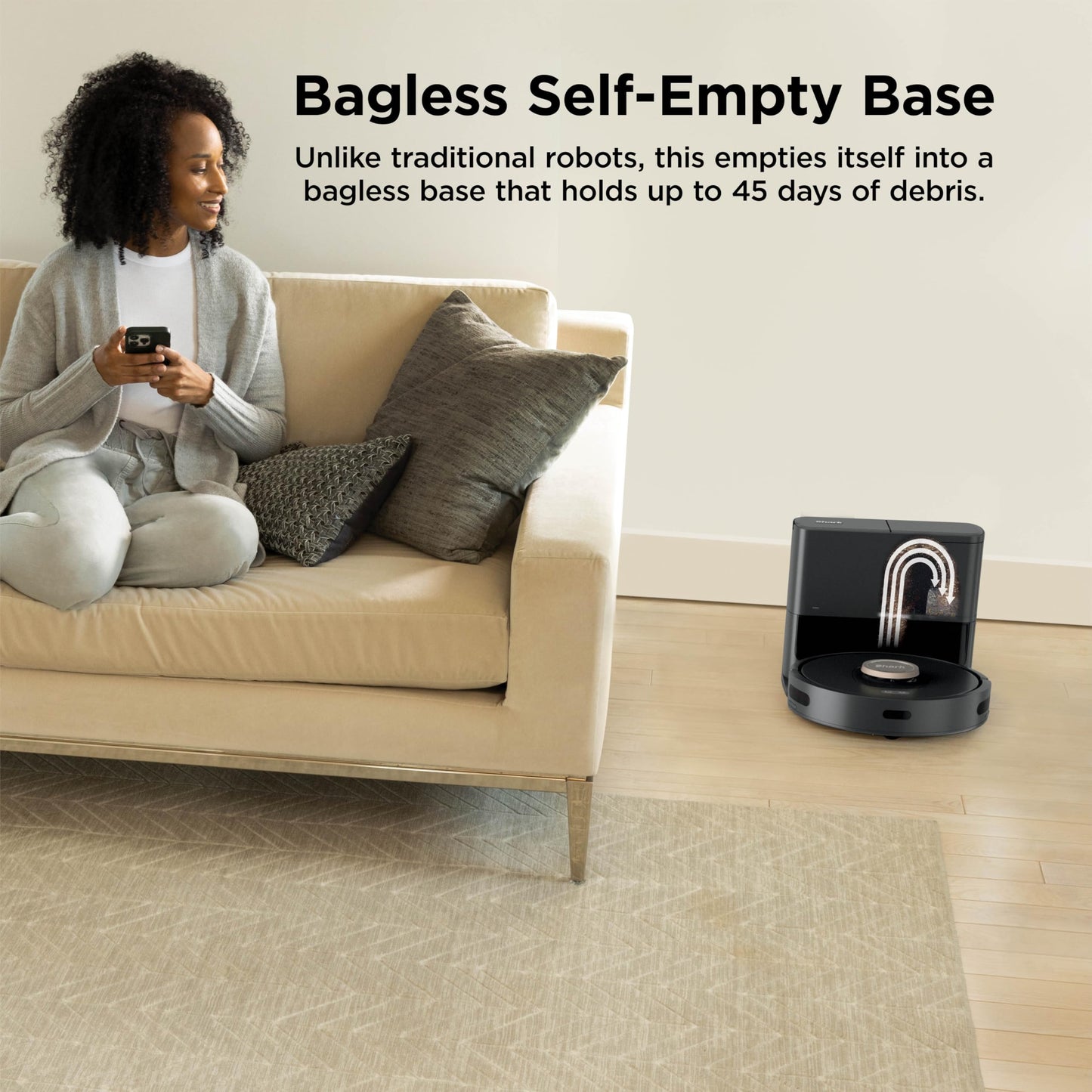 Shark AV2501AE AI Robot Vacuum with XL HEPA Self-Empty Base, LiDAR Navigation & Matrix Clean